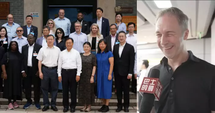外國政商代表參訪團參觀唐家灣會同村及金山軟體園 英國商會：香港是國際企業進入內地重要門戶