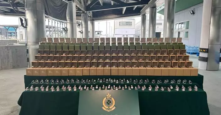 海關港珠澳大橋口岸檢約3300隻冒牌手錶　市值330萬一貨車司機被捕