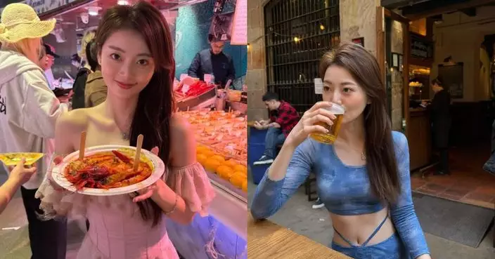 王卓淇西班牙歎世界遇「甜蜜煩惱」！ 巴塞隆拿獨享紅魔蝦 嘆「冇人陪飲一杯」