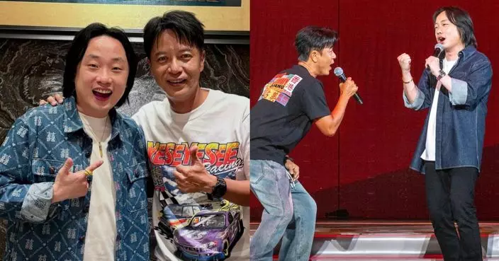 「華仁兄弟」紅館驚喜合體！ 李克勤首做棟篤笑嘉賓合唱《紅日》掀高潮