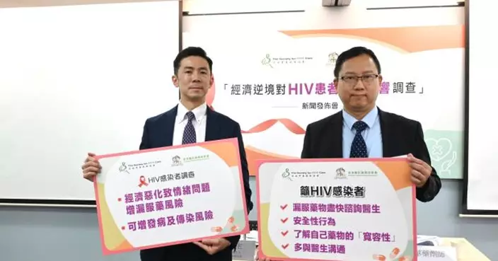 經(jīng)濟問題影響HIV感染者生活及服藥　機構(gòu)促政府加強教育及支援