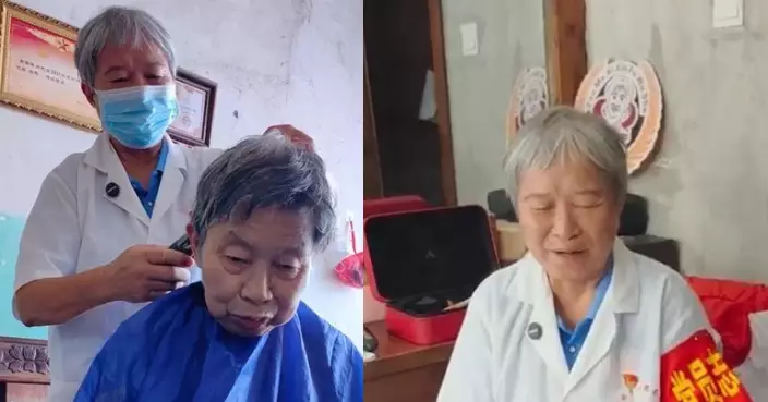 穿梭老舊屋苑為居民免費理髮 江西7旬婦24年間累計爬樓梯逾8400次