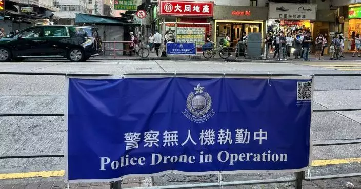 鄧炳強介紹無人機不同執法場景應用   提升執法效率助破案
