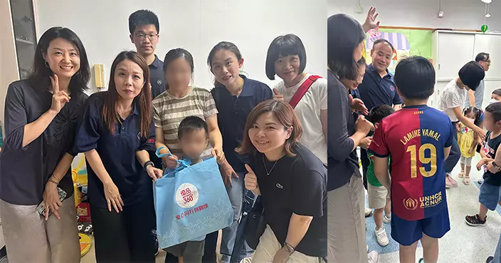 優品360義工隊翠屏邨送暖 童樂慶回歸續公益精神