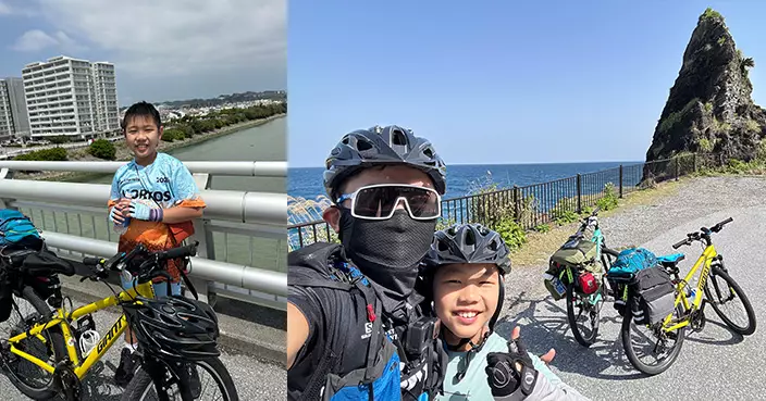 港小六生沖繩單車環島籌款逾兩萬元助困境兒童