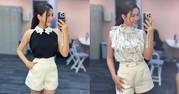 江嘉敏連環晒工作Look靚相 網民激讚：邊個咁索