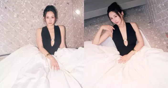 高海寧中門大開性感現身白玉蘭獎 受視后宋佳得獎感言激勵視其為目標