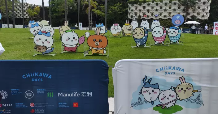 CHIIKAWA展覽預展尖沙咀舉行 市民到場拍照
