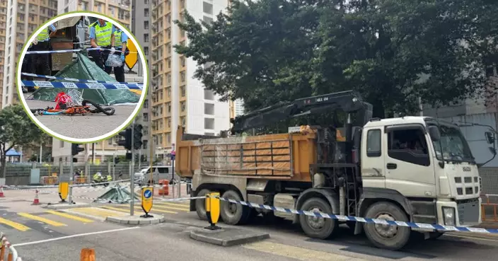 73歲男騎單車柴灣遭泥頭車輾過當場死亡 司機被捕