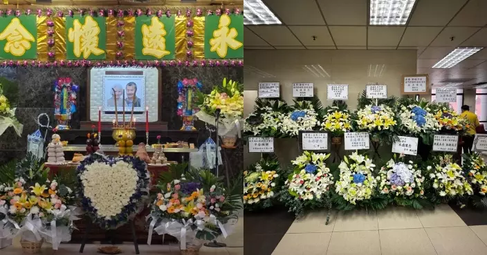 唐佳雪妮設靈 圈中好友花牌送別影壇模範夫妻