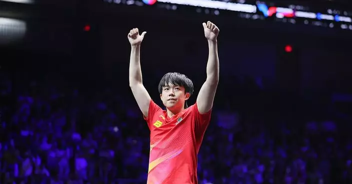 王楚欽WTT美國大滿貫賽擊敗日本對手 奪乒乓男單冠軍