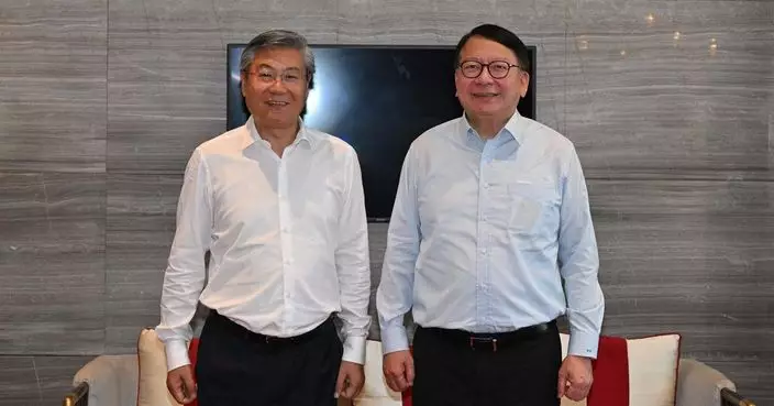 陳國基晤海南省政協黨組書記 稱未來瓊港交流將更緊密