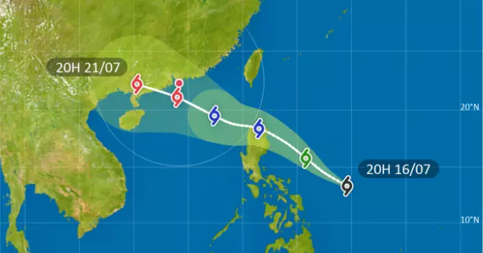 熱帶低氣壓形成料變颱風7.20最接近香港 天文台稱路徑強度仍存變數