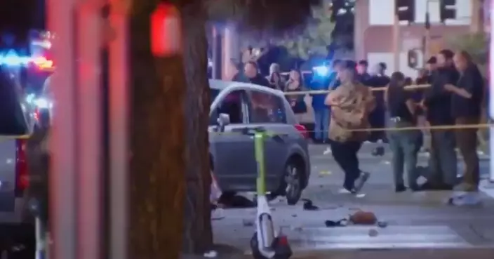 洛杉磯有汽車撞向人群30傷　司機被人拖出毆打及開槍射擊