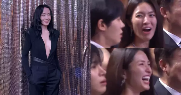 52歲全道嬿火辣造型亮相頒獎禮 台下秋英宇反應畫面瘋傳
