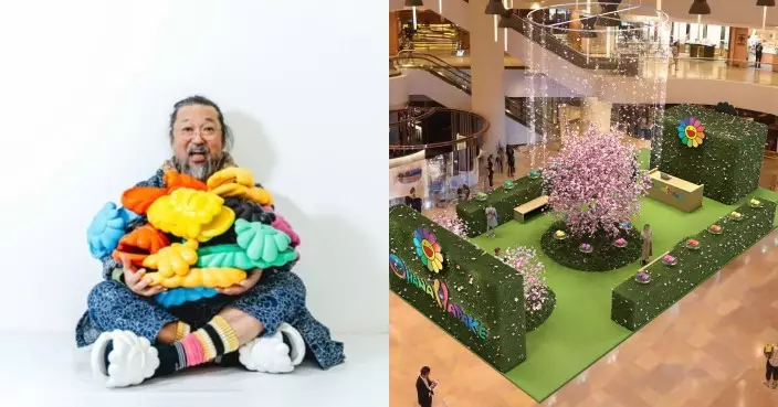 太古廣場化身花海田園「Field of Flowers」 呈獻全港首個村上隆Ohana Hatake期間限定店