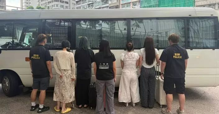 警方旺角跨部門反非法入境者及黑工 共拘捕9人