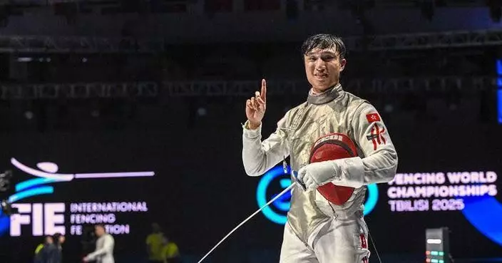 蔡俊彥世錦賽男子花劍個人賽奪金 創香港劍壇歷史
