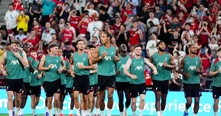 利物浦啟德主場館公開訓練 逾27300球迷觀看球星練習