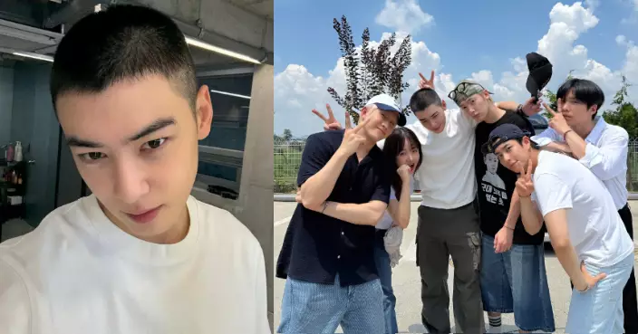 車銀優剃平頭開直播暫別粉絲 入伍現場帥照曝光