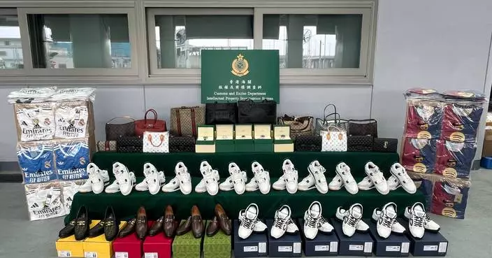 海關港珠澳大橋截查入境貨車檢值170萬冒牌貨 53歲司機被捕