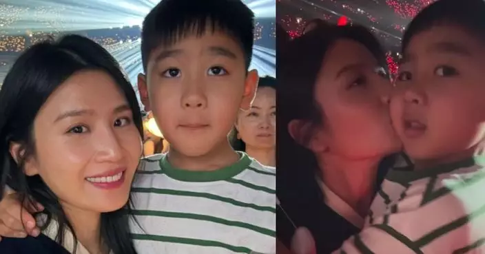 Coffee林芊妤帶囝囝睇周杰倫演唱會 兩母子「聽媽媽的話」互動好有趣