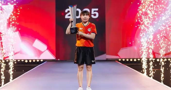 乒乓WTT美國大滿貫　澳門朱雨玲奪女單冠軍