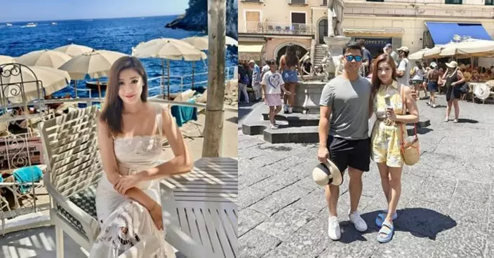 51歲翁嘉穗遊意大利晒母子合照 網民驚嘆：似情侶多過母子！