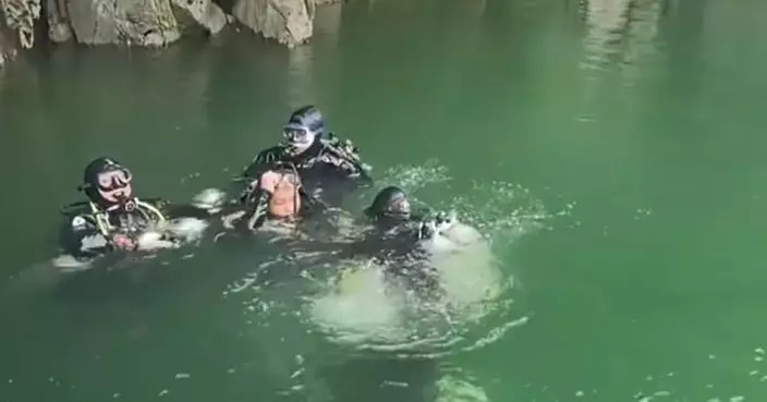 湖南男廣西潛水困水下溶洞5天  靠喝水維生終獲救：我一直想活下去