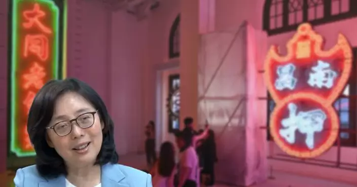 上任三周年｜甯漢豪稱願探討善用空置政府物業展示霓虹招牌