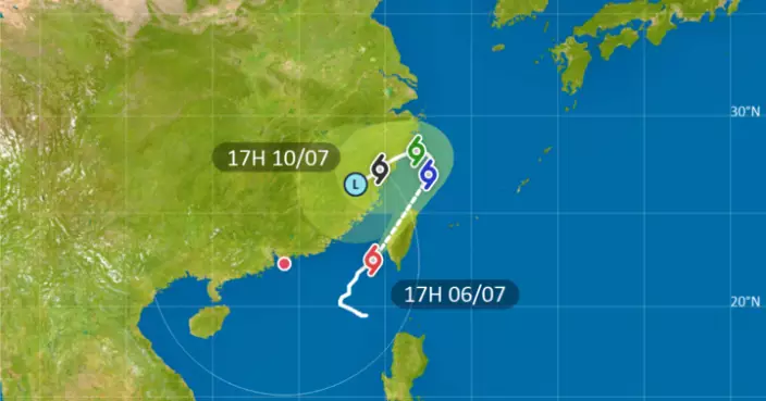 天氣 | 天文台：引導氣流下丹娜絲現罕見「直角轉彎」  預測移動路徑遇頗大挑戰