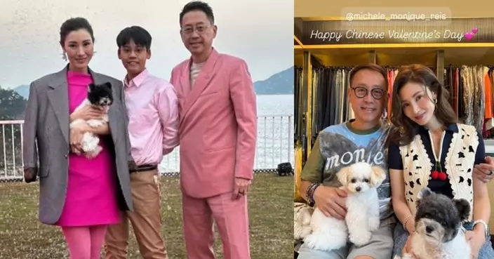 李嘉欣七夕放閃晒恩愛 偕夫攬愛犬享受二人世界 愛子英國留學展新生活