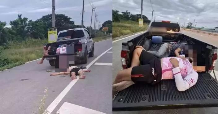 泰國3男橫躺馬路一動不動 路人以為命案急報警 警方到場揭離譜真相