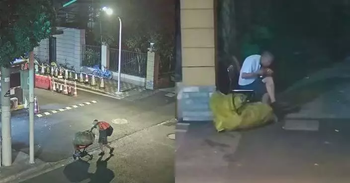 數日狂偷逾40西瓜 上海為食賊落網稱「全吃光」 街邊狂嗑畫面曝光