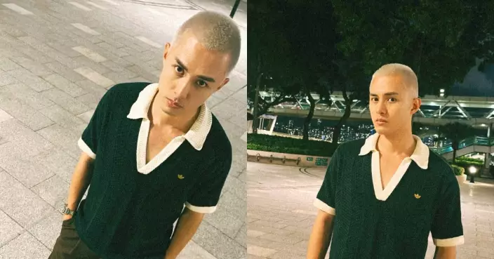 何廣沛完成《新聞女王2》煞科即變髮 金毛剷青造型震撼登場似「喪偈」