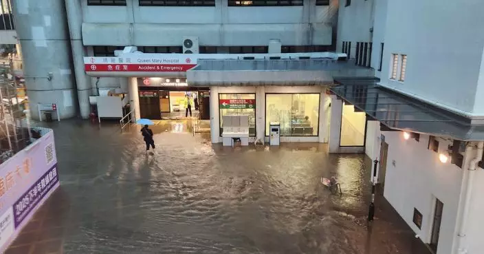 瑪麗醫院嚴重水浸   急症病人轉往律敦治