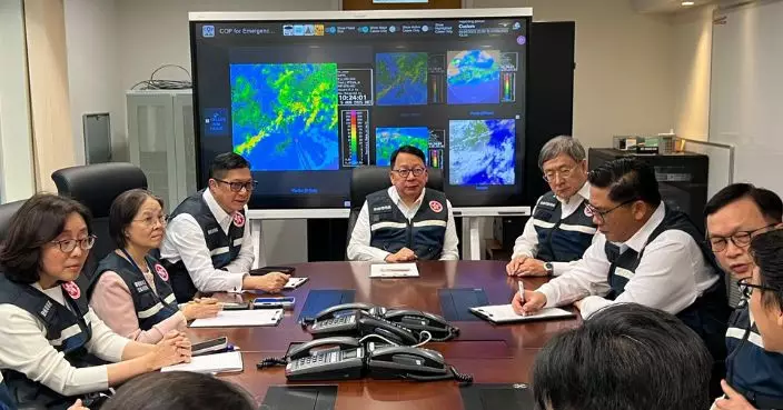 陳國基視察緊急中心 呼籲僱主彈性處理僱員工作安排