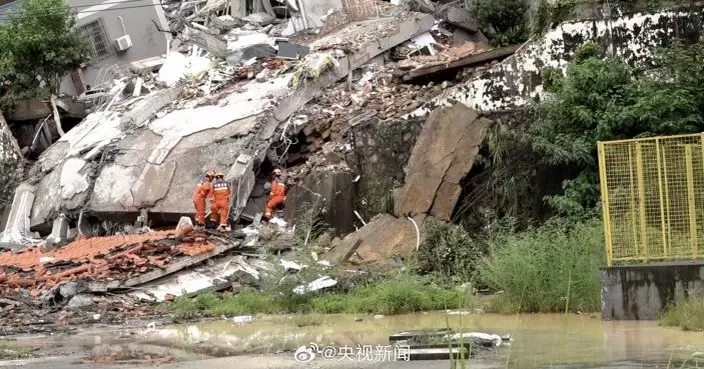 廣州白雲區山泥傾瀉  14人被困7人獲救