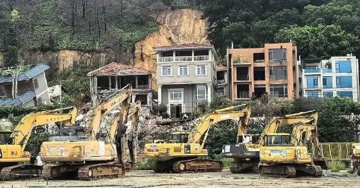 廣州白雲區山泥傾瀉增至最少2死 當局仍搜救5名被困者