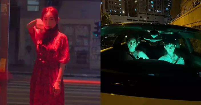 《恨駕女團》變「靈異事件」?周家怡紅衫截的士 李靖筠車廂變「猛鬼燈光show」