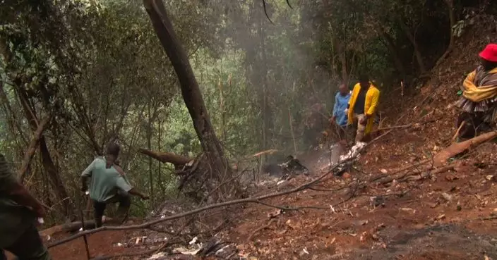 加納一架軍用直升機墜毀 機上8人全罹難包括兩名部長