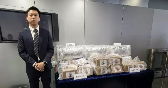 警反毒品行動拘捕3名本地男子 檢獲共逾百公斤懷疑可卡因及大麻花