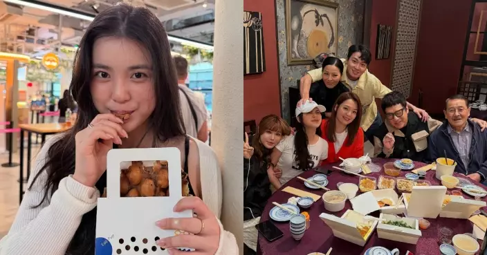 姚焯菲未離港已開始思鄉 與「熊家」飯敘被愛滿滿包圍