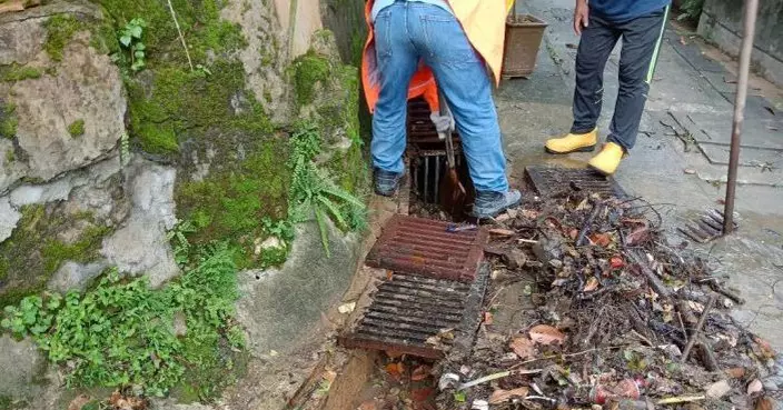 渠務署截至下午5時確認6宗水浸個案 均已完成處理