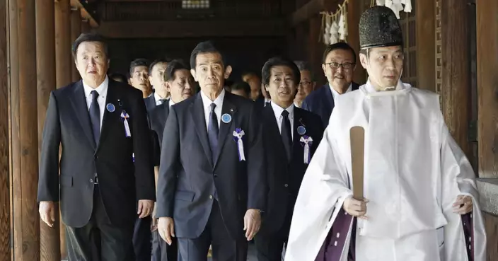 石破茂靖國神社供奉祭品閣員參拜 中國敦促日本在歷史問題上謹言慎行