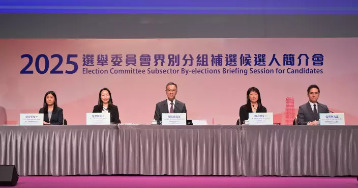 選管會向選委會界別分組補選候選人簡介法例指引及有關選舉安排