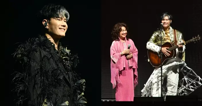 張與辰演唱會震撼開場 邀媽媽上台合唱感動全場