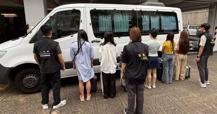 警方聯同入境處展開掃黃行動 拘9名內地女子涉違反逗留條件