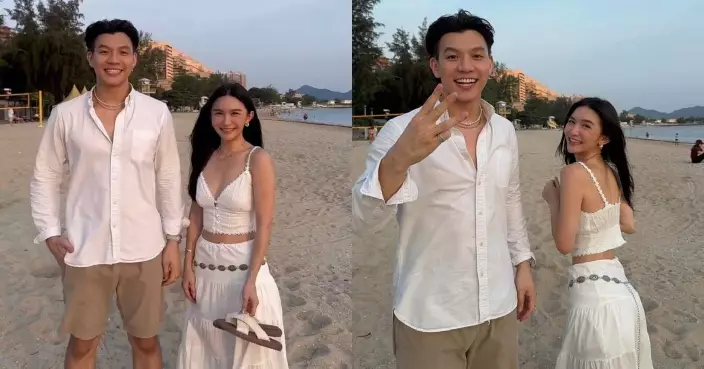 關楓馨與前港欖男友拍片放閃 sweet爆留言：就咁就俾佢追到