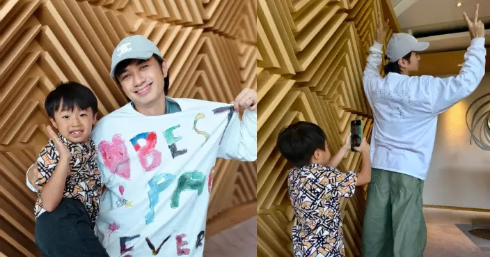 古巨基53歲生日收窩心驚喜 5歲囝囝手繪「限量版Tee」爆感動